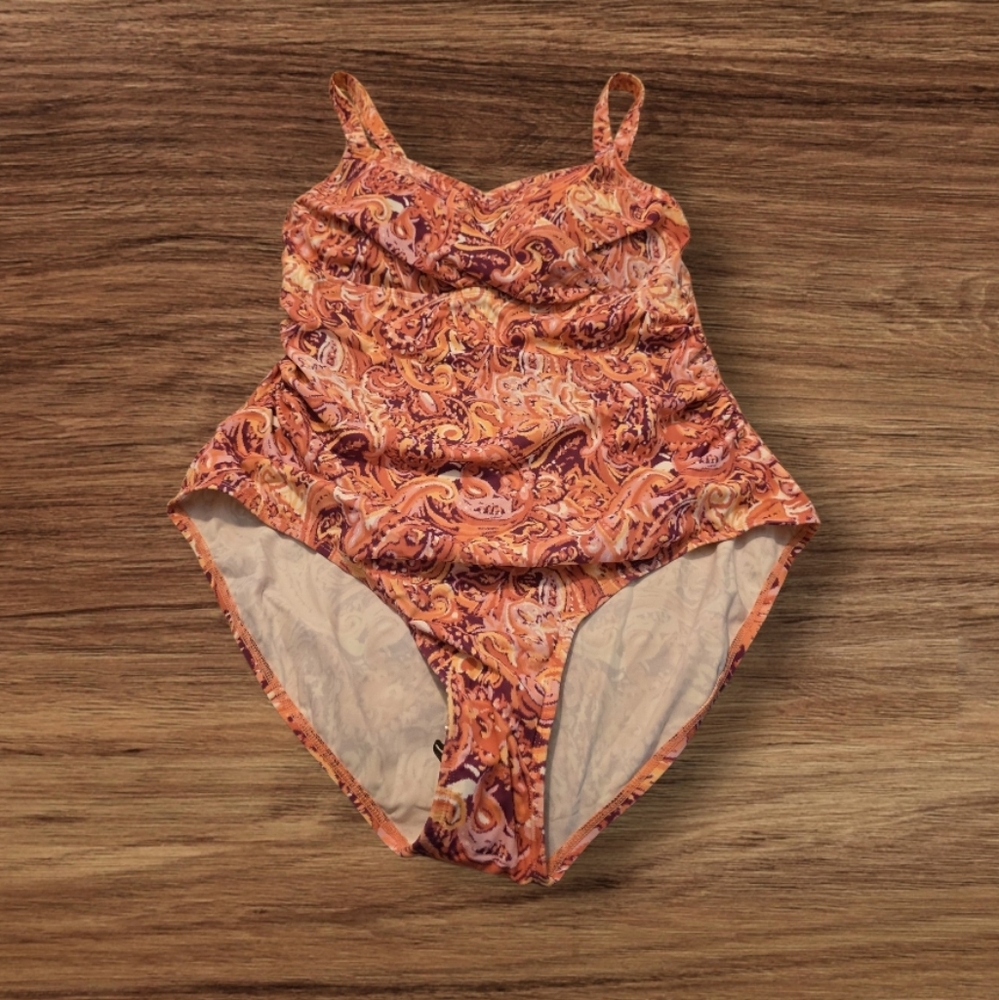 Isaac Mizrahi Live! Bridgehampton One-Piece Swimsuit - Picture 1 of 4